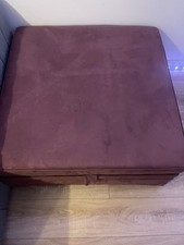Purple Storage Ottoman   Storage And Footrest with Large  Storage