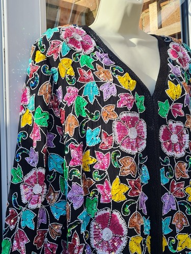 Vintage 90s frank usher sequin - vintage,