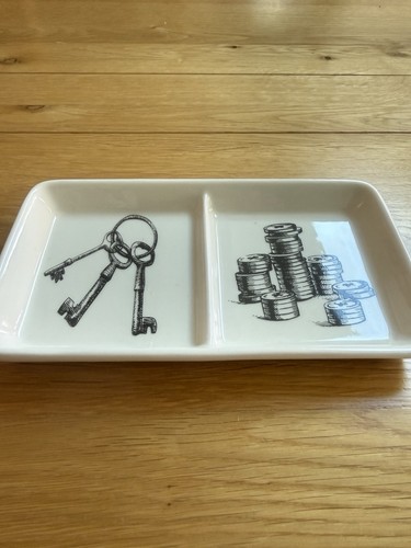 Key coin tray - tray, ceramic