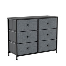 Modern Fabric Chest of Drawers