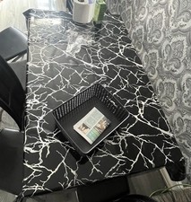 DINNING TABLE WITH X6 LEATHER