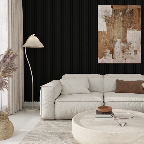 Acoustic slat wall - acoustic, panel