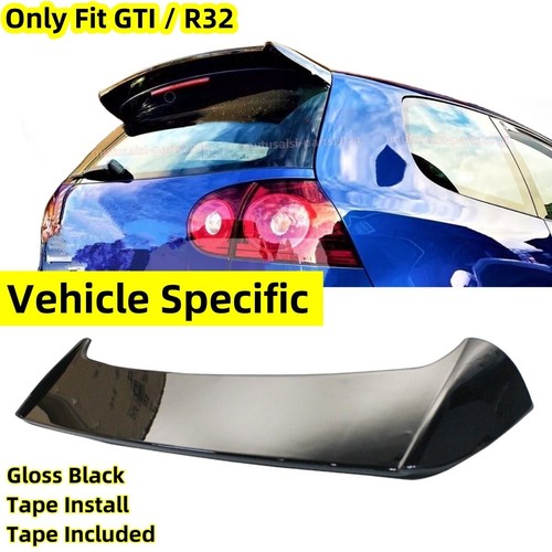 Gloss blk rear window roof - rear,
