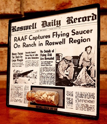 Roswell ufo crash site soil - roswell,