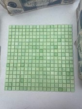 glass mosaic tile sheets 295 x 295  Sicis Murano made in Italy Emerald Green 1