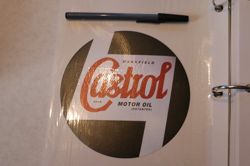 Castrol gas pump gasoline - 6",