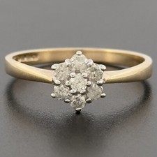 9ct Yellow Gold Diamond