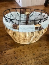 Dog Bike Basket, Wicker Bike