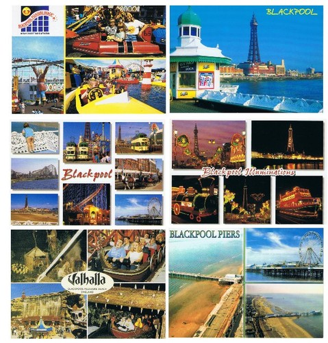 Old blackpool postcards - 6,