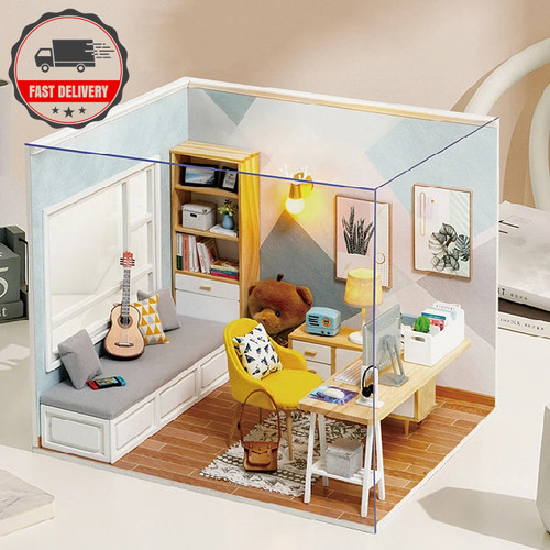 Wooden miniature doll - wooden,