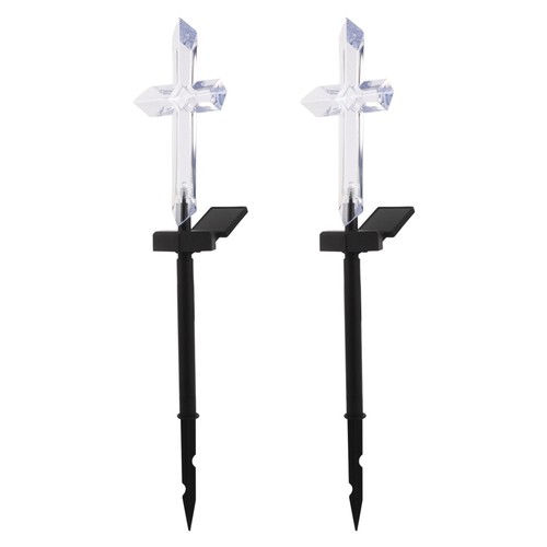 Pcs cemetery solar lights - 2,