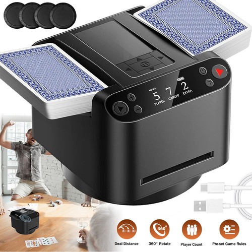 Automatic card shuffler - automatic,