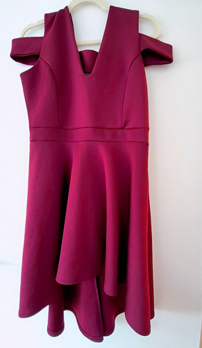 Boohoo burgundy cold - burgundy, shoulder