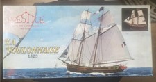 Vintage Carta Augusto Prestige- La Tiulonnaise 1823 - Rare Wooden Ship Model Kit