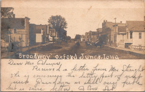 Oxford junction iowa - oxford, iowa~broadway