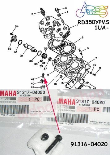 Yamaha rz350 rd350ypvs valve - rz350,