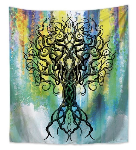 Celtic tree life - of, watercolor