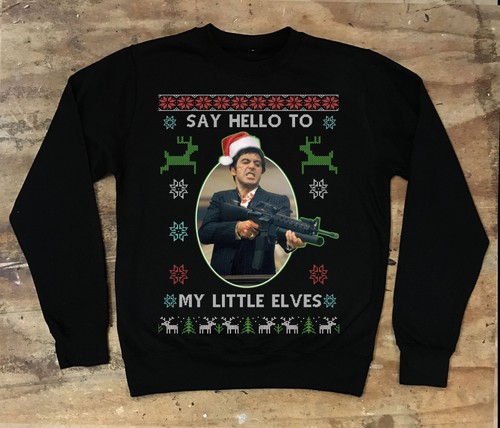 Scarface christmas sweater - scarface,