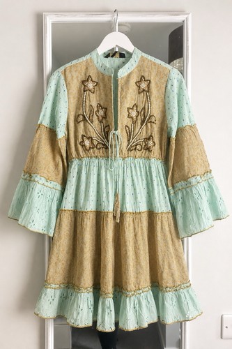 Papa pia mint gold beaded - papa,