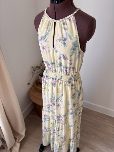 Blue vanilla maxi dress 10 - blue, uk