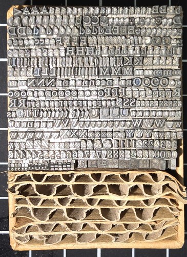 6pt times roman font - , metal