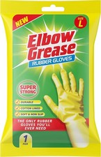 Rubber gloves cotton lined - gloves,