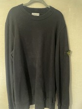 Stone Island Sweatshirt Xxl Slim Fit Pit To Pit 22 Inches Navy Blue Colour
