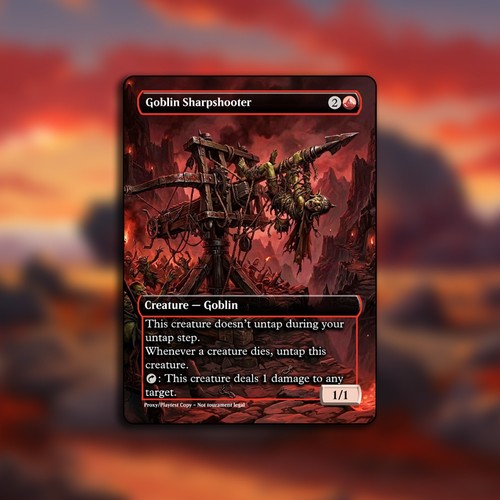 Goblin sharpshooter mtg - goblin,