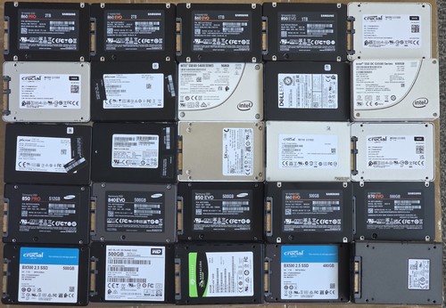 Various sata ssd - 2.5", 480gb