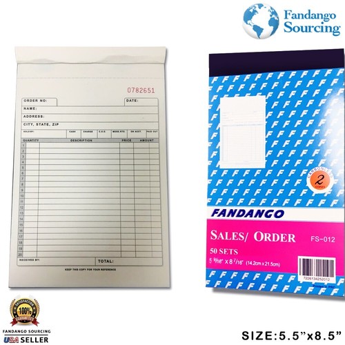 Sales order book receipt - sales,