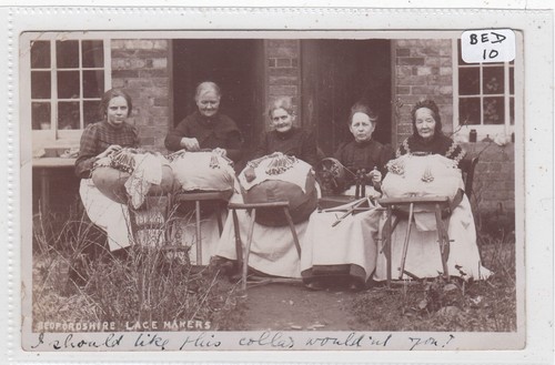 1907 bedfordshire lace makers - lace,