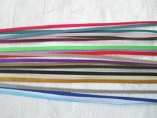 2mm THIN / MINIATURE DOUBLE FACED SATIN RIBBON  x 10mtrs modelling / dolls house