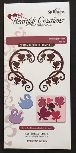 Romantique garden swan hearts - romantique,