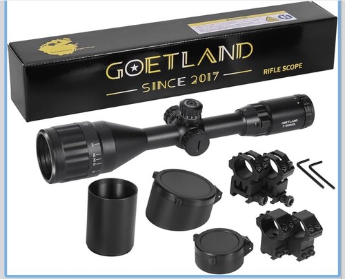 Rifle scope 9x50 red green - scope,