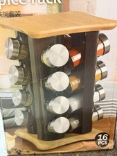 Rotating Spice Rack with 16