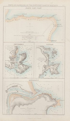 Antique map prints scottish - prints:,