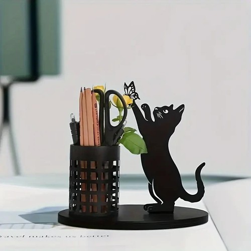 Metal cat pen - metal, holder