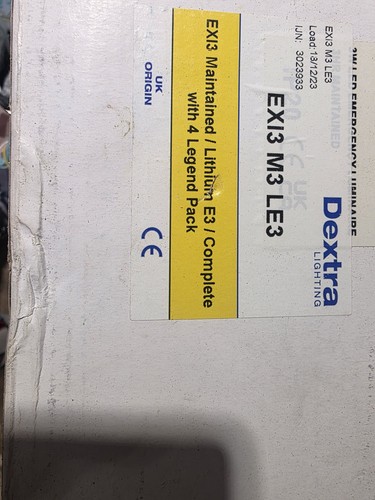 Dextra emergency exit sign - dextra,