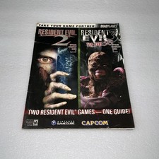 Resident Evil 2 Resident Evil 3 Nemesis Official Strategy Guide Double Gamecube