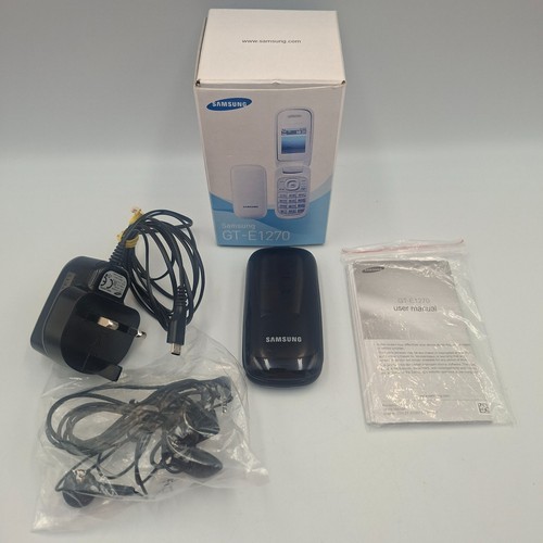 Samsung e1270 black mobile - samsung,