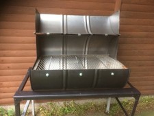 Oil Drum BBQ & Stand