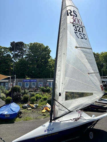 Rs300 sail dinghy 327 - sail, #327