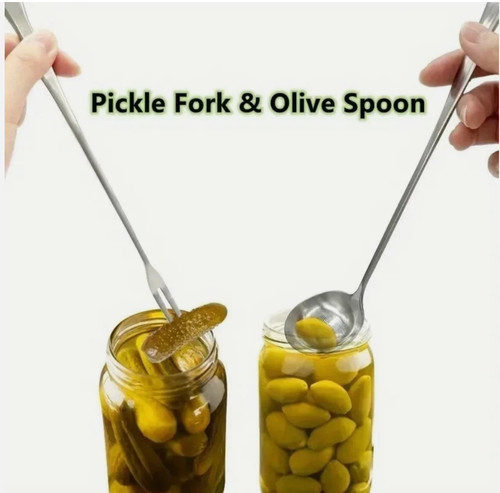 2pcs stainless steel - 2pcs, long