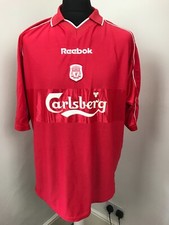 *damaged* Reebok Liverpool Home football shirt 2000 - 2002 Size 46/48 Size XL