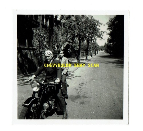 Vintage men motorcycle - men,