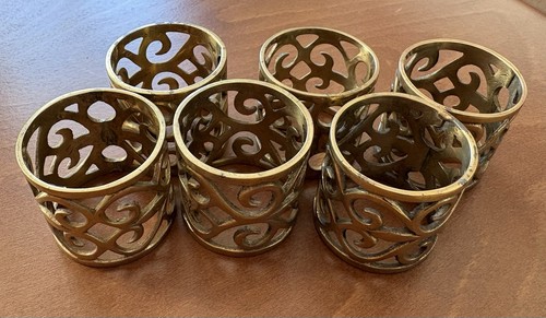 Six solid brass - solid,
