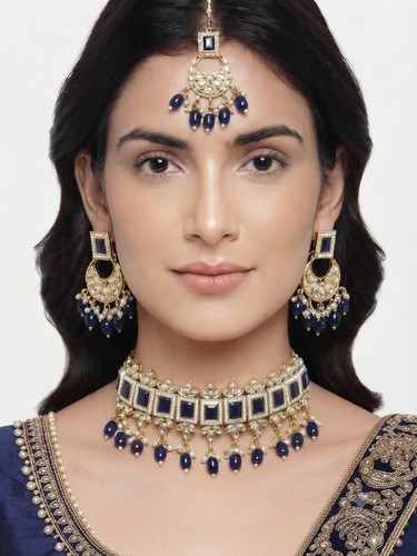 Dark blue indian - blue,