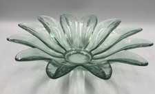 Green Art Glass Bowl Large