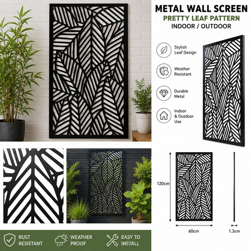 Metal wall screen decorative - metal,