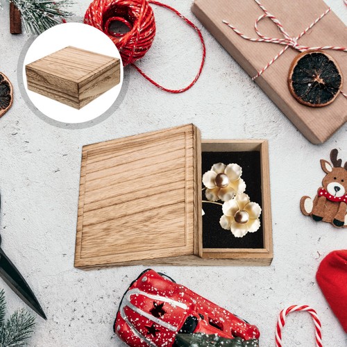 Solid wood jewelry box - solid,